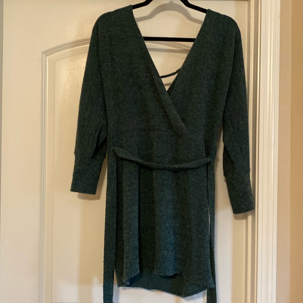 Great green sweater dress